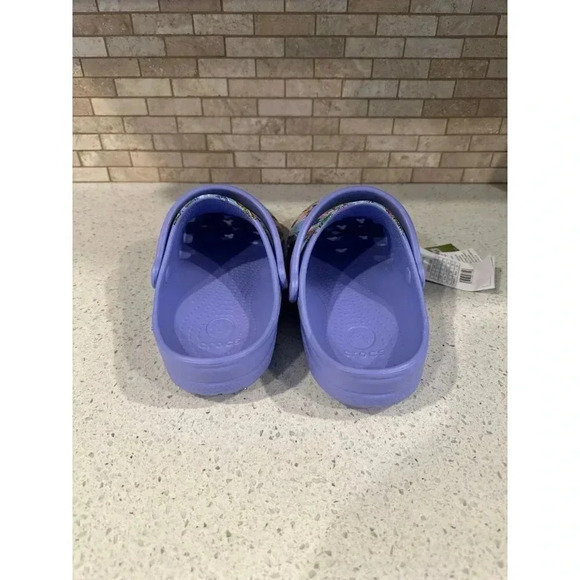 Nwt Crocs Disney Park 100 Clog Mens 11 Purple Rubber Slip On Sandals #33 - Picture 3 of 5
